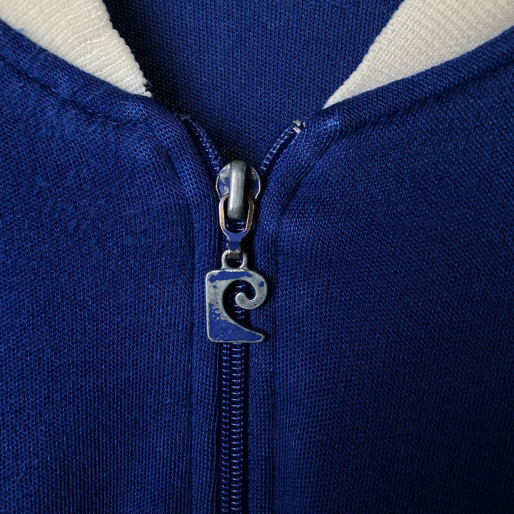Vintage Pierre Cardin full-zip sweatshirt, size M, men's size. acrylic blue type Vintage Second Hand