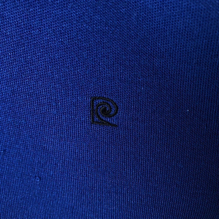 Vintage Pierre Cardin full-zip sweatshirt, size M, men's size. acrylic blue type Vintage Second Hand