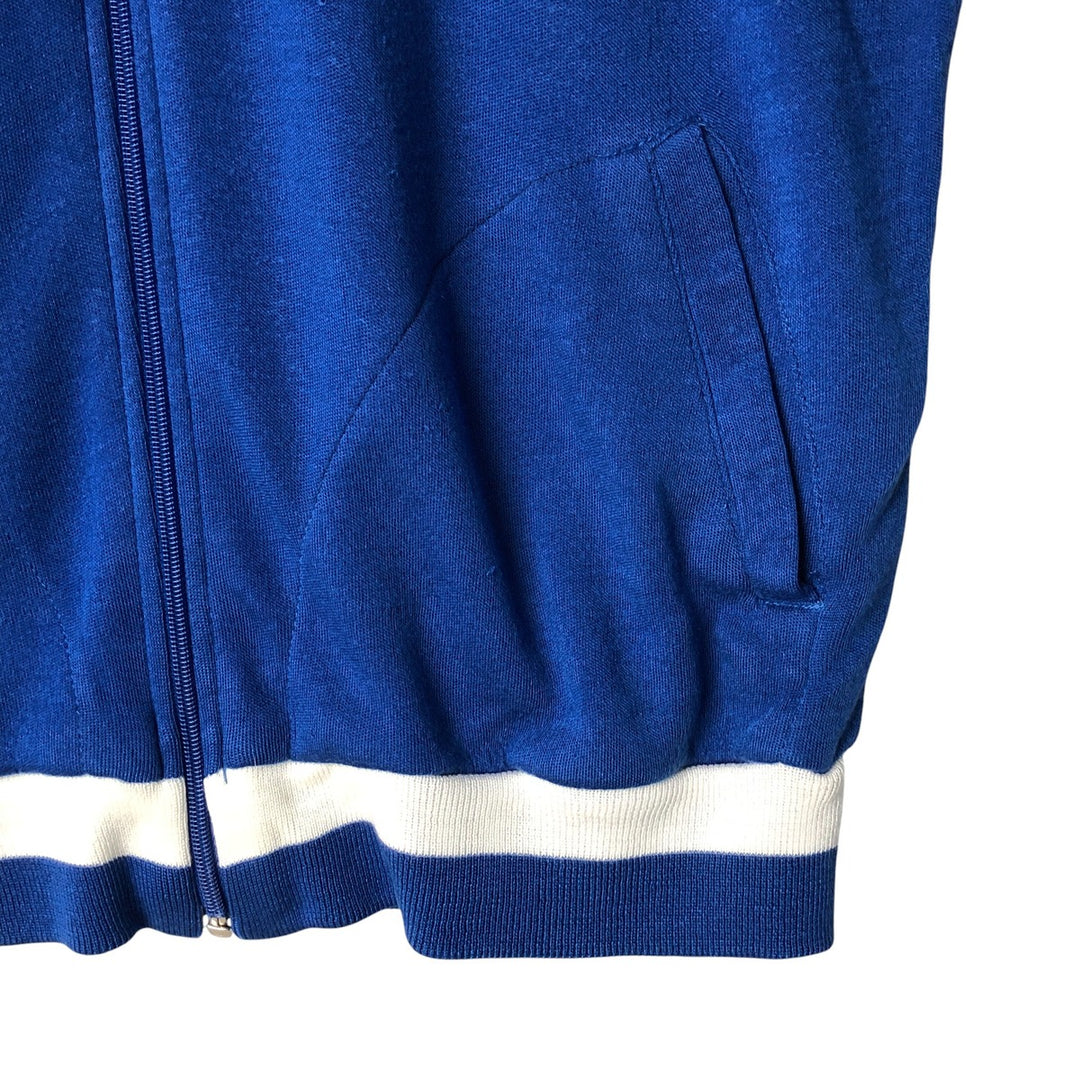 Vintage Pierre Cardin full-zip sweatshirt, size M, men's size. acrylic blue type Vintage Second Hand