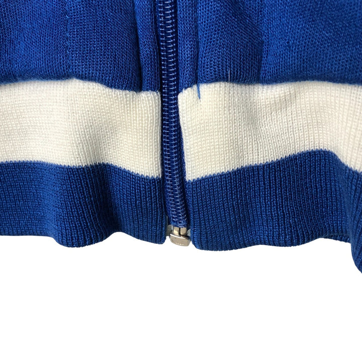 Vintage Pierre Cardin full-zip sweatshirt, size M, men's size. acrylic blue type Vintage Second Hand