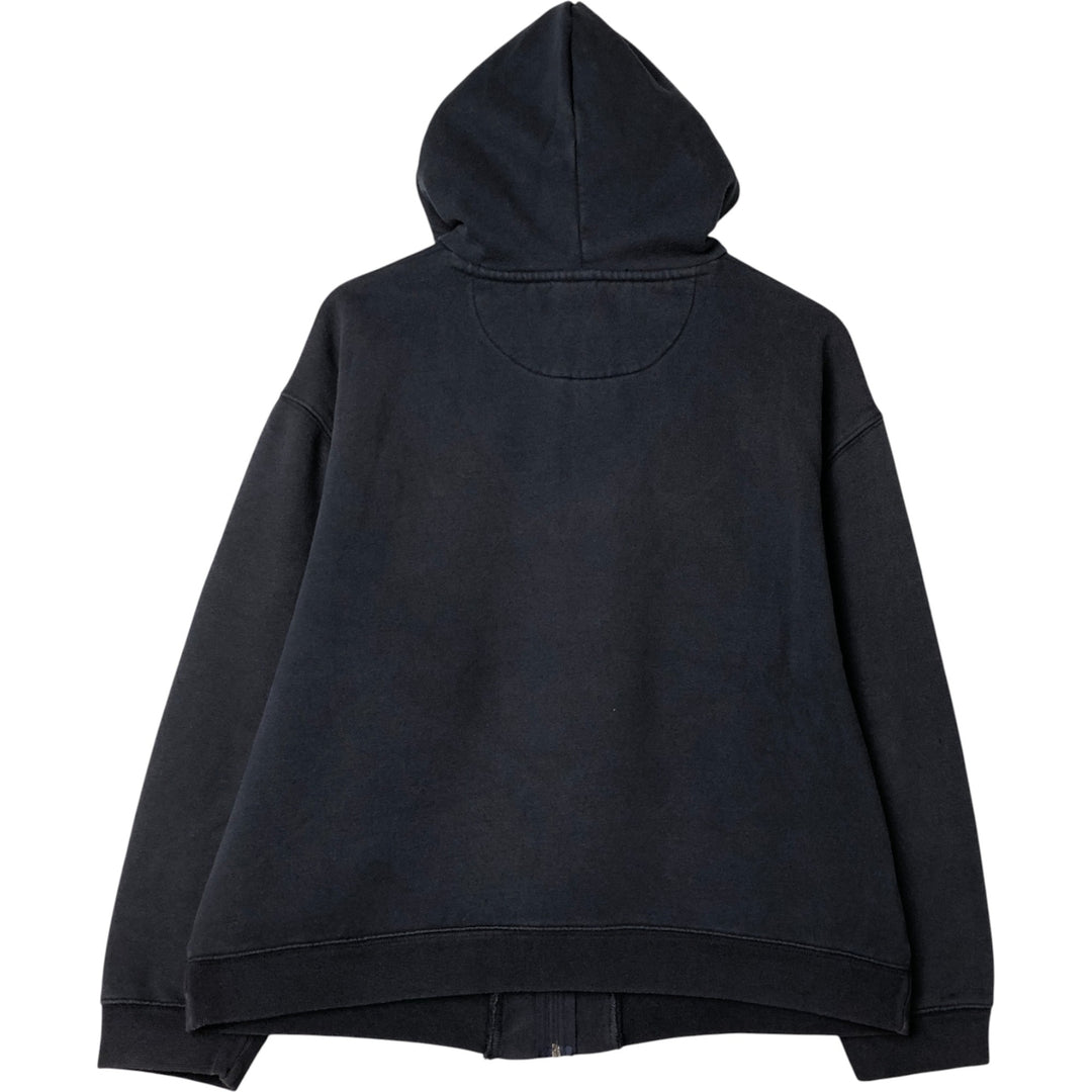 Ralph Lauren CHAPS full-zip sweatshirt hoodie, men's size L cotton navy blue type Vintage Second Hand