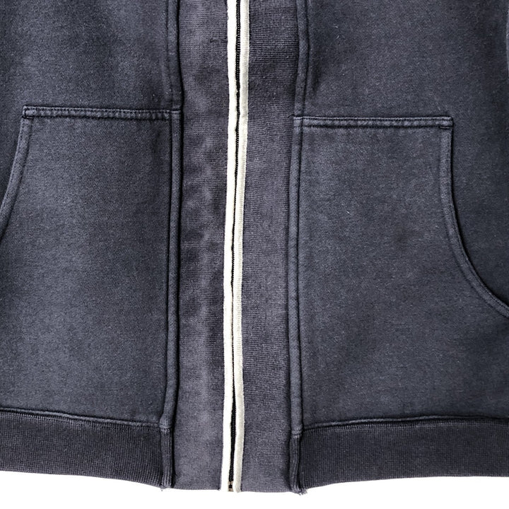 Ralph Lauren CHAPS full-zip sweatshirt hoodie, men's size L cotton navy blue type Vintage Second Hand