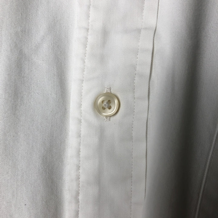 Ralph Lauren Classic Fit Long Sleeve Button Down Shirt Men's XL cotton white type Vintage Second Hand