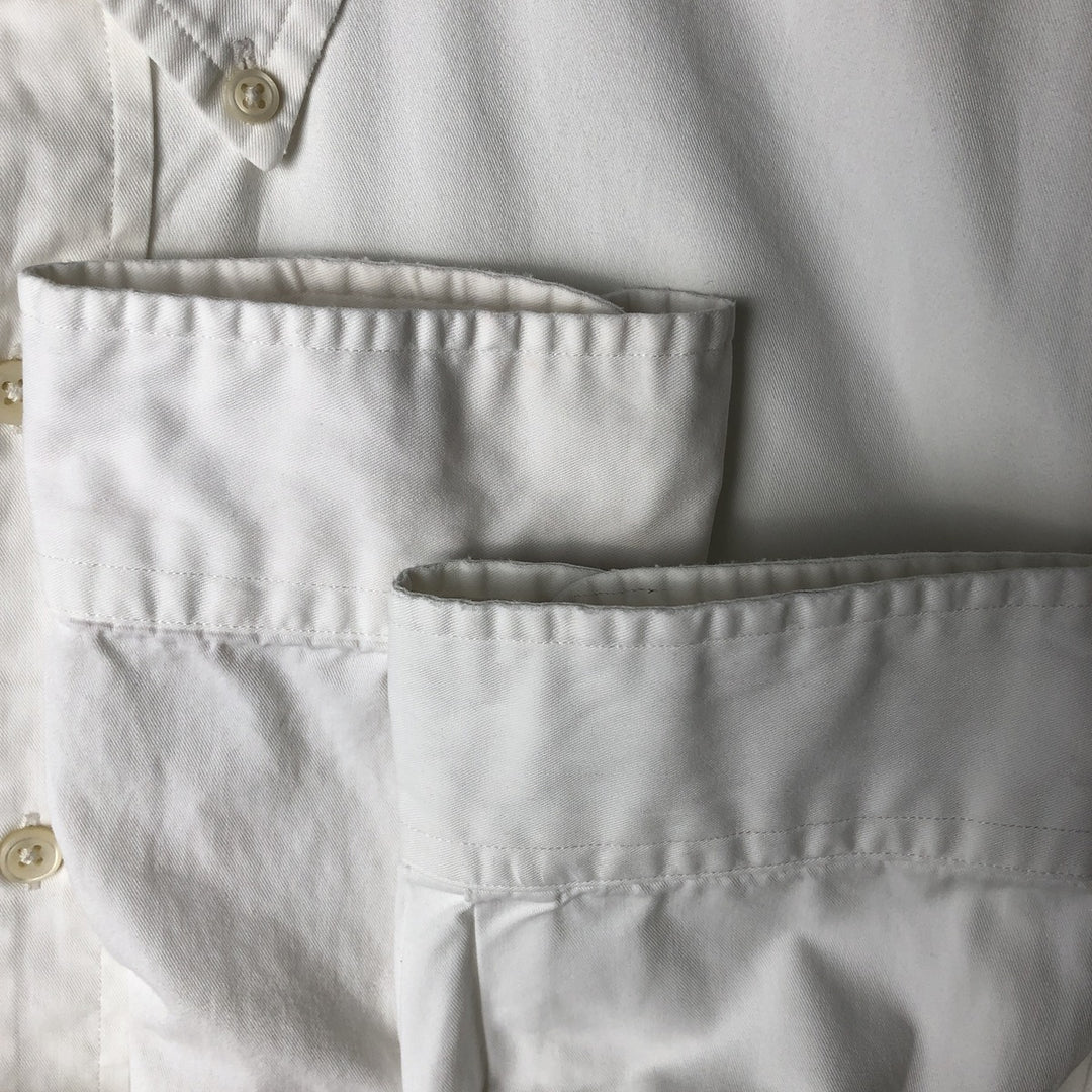 Ralph Lauren Classic Fit Long Sleeve Button Down Shirt Men's XL cotton white type Vintage Second Hand