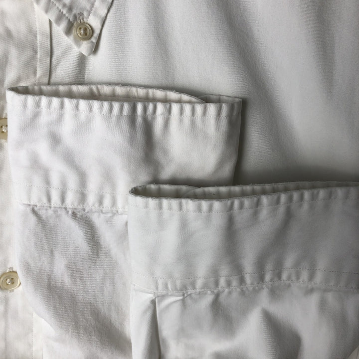 Ralph Lauren Classic Fit Long Sleeve Button Down Shirt Men's XL cotton white type Vintage Second Hand