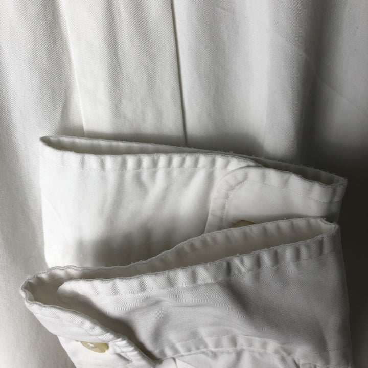Ralph Lauren Classic Fit Long Sleeve Button Down Shirt Men's XL cotton white type Vintage Second Hand