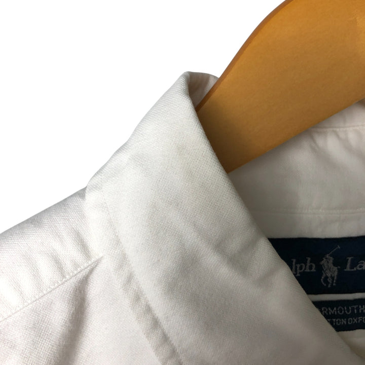 Ralph Lauren YARMOUTH long sleeve button down shirt, men's XL size cotton white type Vintage Second Hand