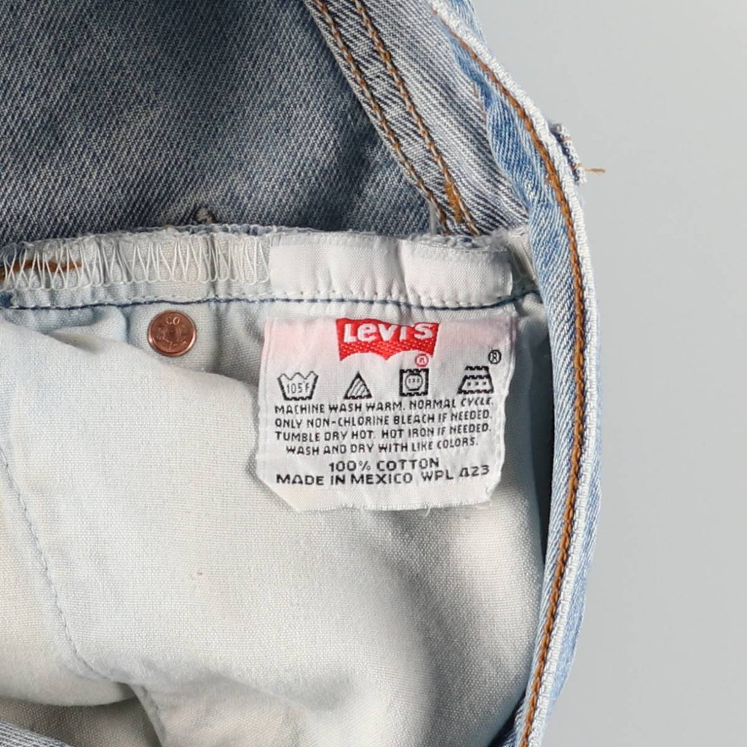 90'S Levi's 501-0193 Straight Denim Pants, Men's, Size 36, Vintage cotton blue type Vintage Second Hand