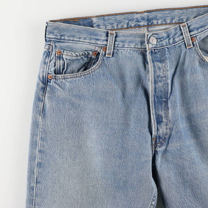 90'S Levi's 501-0193 Straight Denim Pants, Men's, Size 36, Vintage cotton blue type Vintage Second Hand