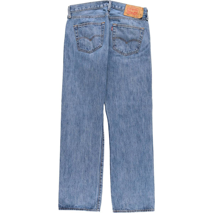 Levi's 501 straight denim pants for men, size W34 cotton blue type Vintage Second Hand