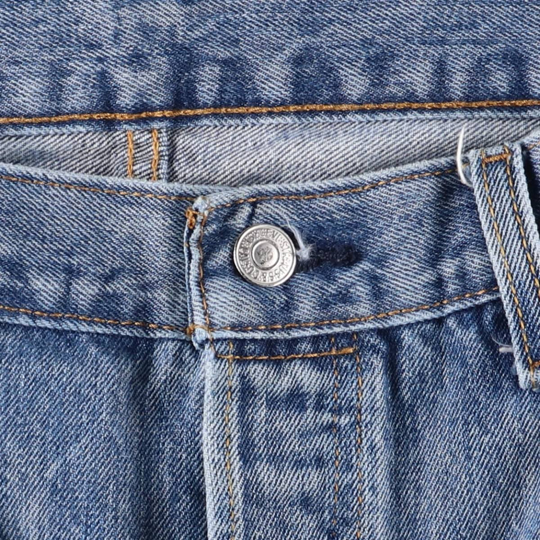 Levi's 501 straight denim pants for men, size W34 cotton blue type Vintage Second Hand