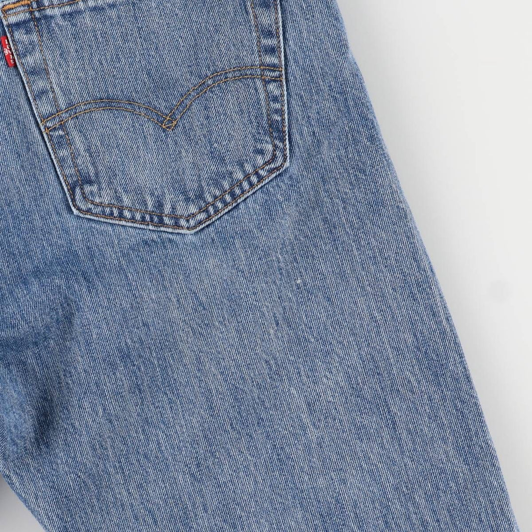 Levi's 501 straight denim pants for men, size W34 cotton blue type Vintage Second Hand