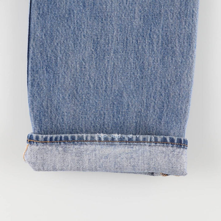 Levi's 501 straight denim pants for men, size W34 cotton blue type Vintage Second Hand