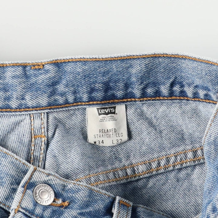 2000'S Levi's Relaxed Fit Tapered Leg Tapered Denim Pants (43901-7212), Men's Size 35 cotton blue type Vintage Second Hand