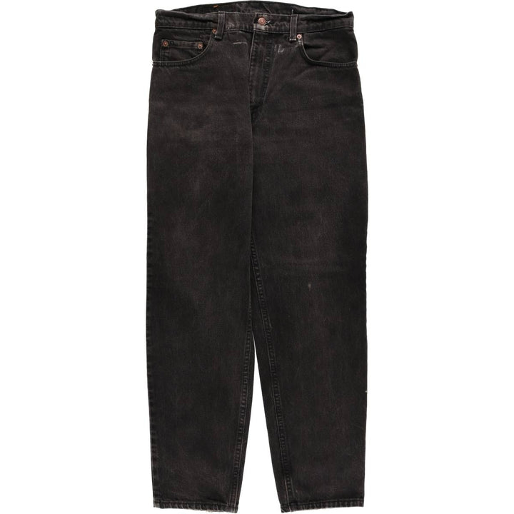 Levi's Authentic Jeans Black Denim Tapered Denim Pants with Zipper Fly unclear black type Vintage Second Hand