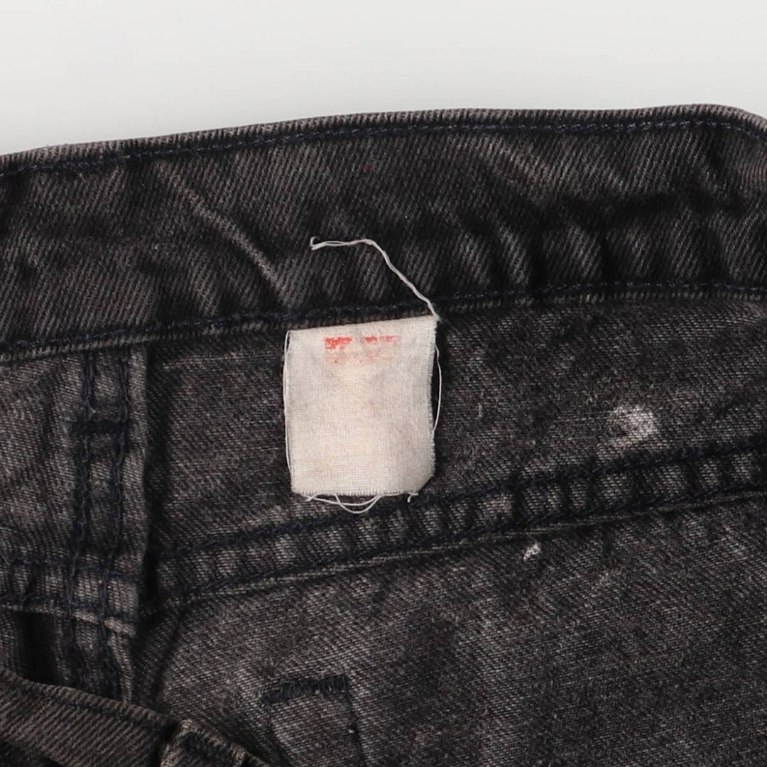 Levi's Authentic Jeans Black Denim Tapered Denim Pants with Zipper Fly unclear black type Vintage Second Hand