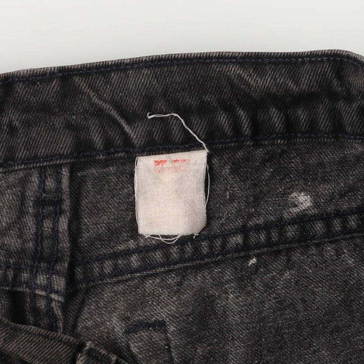 Levi's Authentic Jeans Black Denim Tapered Denim Pants with Zipper Fly unclear black type Vintage Second Hand