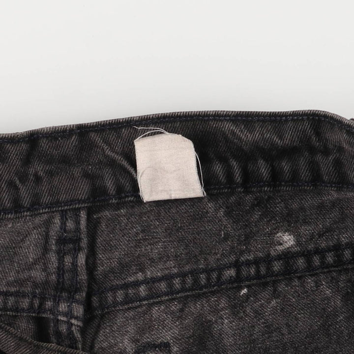 Levi's Authentic Jeans Black Denim Tapered Denim Pants with Zipper Fly unclear black type Vintage Second Hand