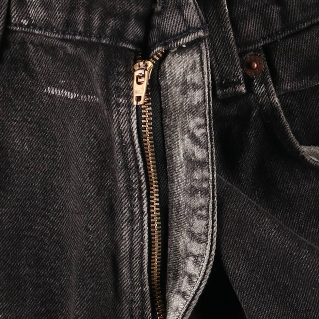 Levi's Authentic Jeans Black Denim Tapered Denim Pants with Zipper Fly unclear black type Vintage Second Hand