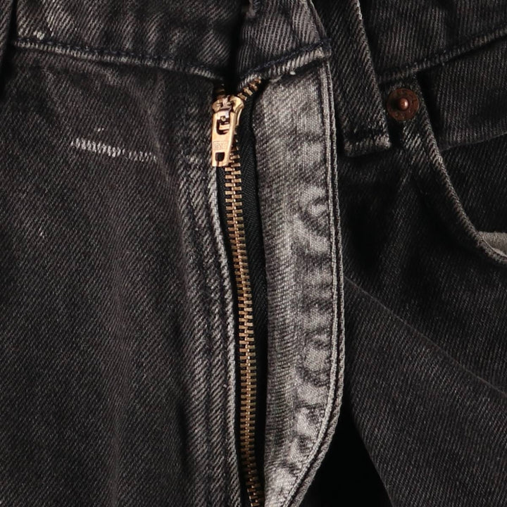 Levi's Authentic Jeans Black Denim Tapered Denim Pants with Zipper Fly unclear black type Vintage Second Hand