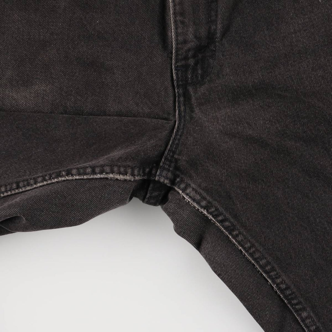 Levi's Authentic Jeans Black Denim Tapered Denim Pants with Zipper Fly unclear black type Vintage Second Hand