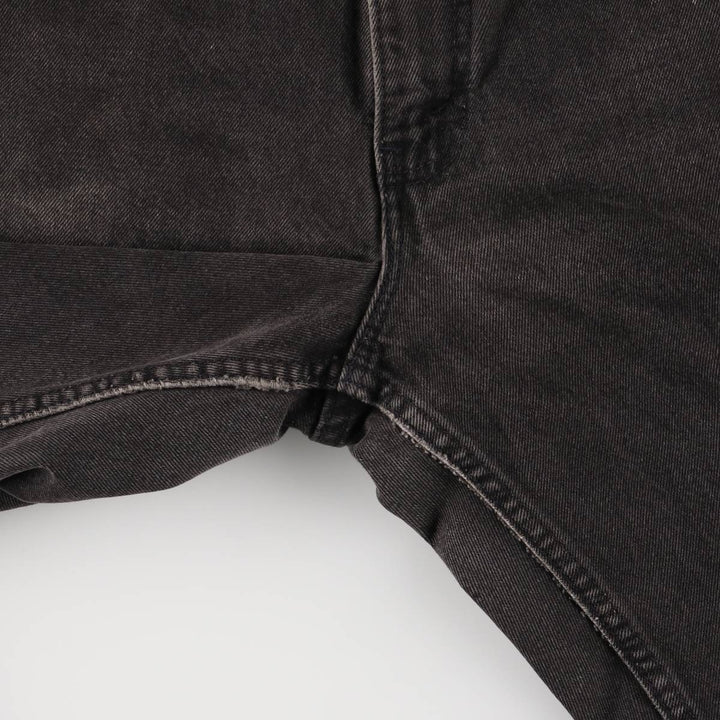 Levi's Authentic Jeans Black Denim Tapered Denim Pants with Zipper Fly unclear black type Vintage Second Hand