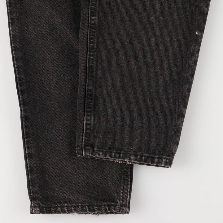 Levi's Authentic Jeans Black Denim Tapered Denim Pants with Zipper Fly unclear black type Vintage Second Hand