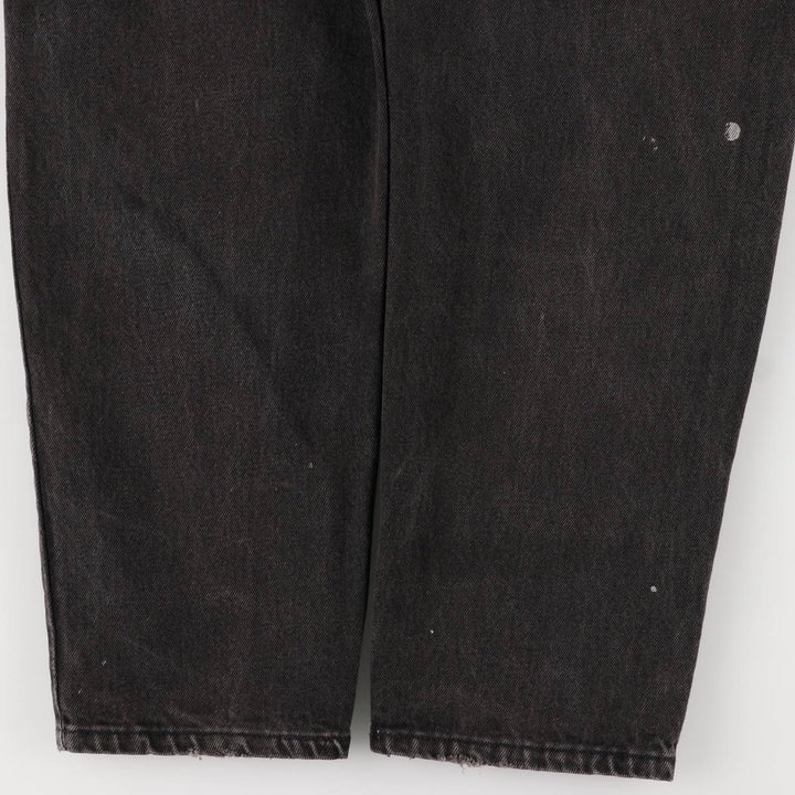 Levi's Authentic Jeans Black Denim Tapered Denim Pants with Zipper Fly unclear black type Vintage Second Hand