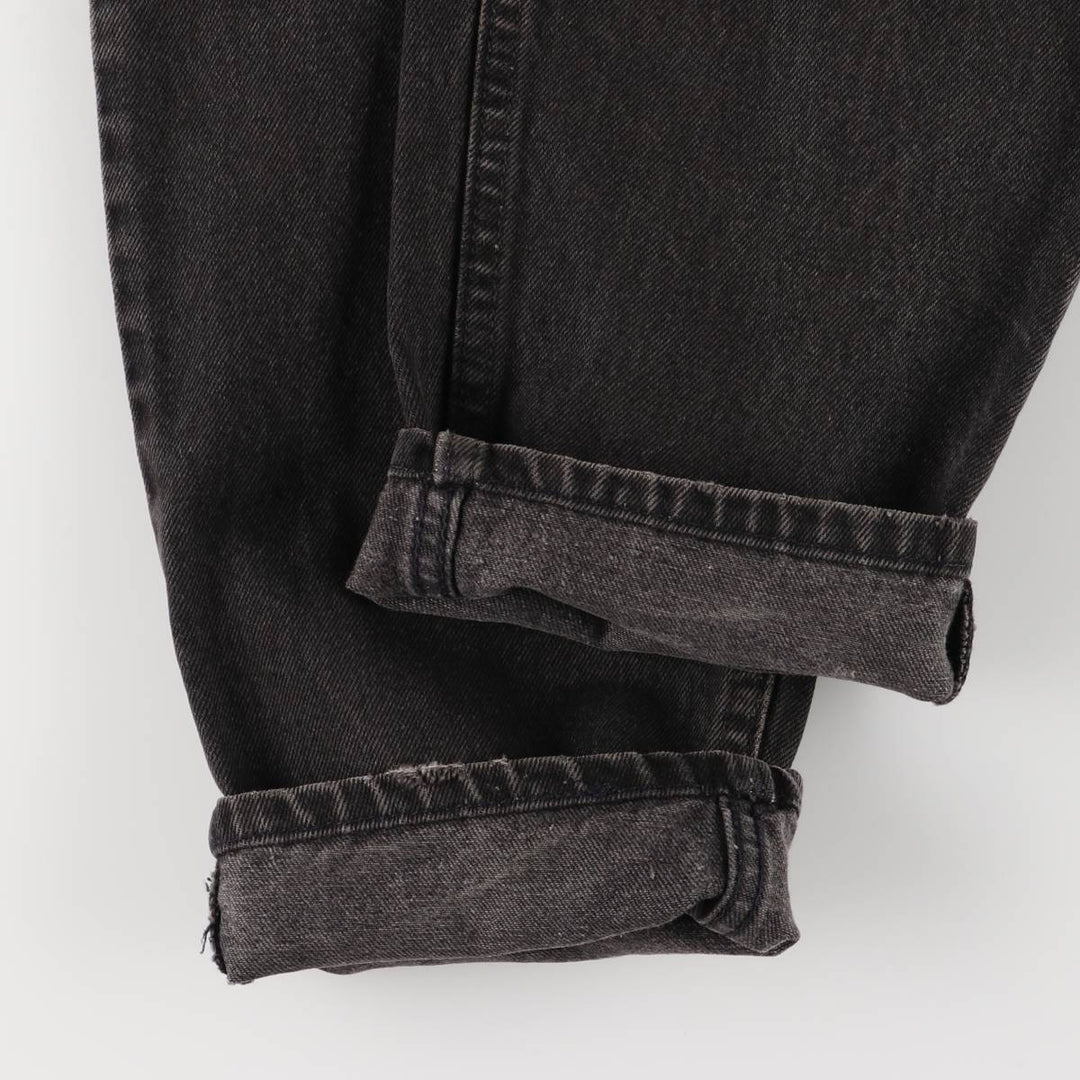 Levi's Authentic Jeans Black Denim Tapered Denim Pants with Zipper Fly unclear black type Vintage Second Hand