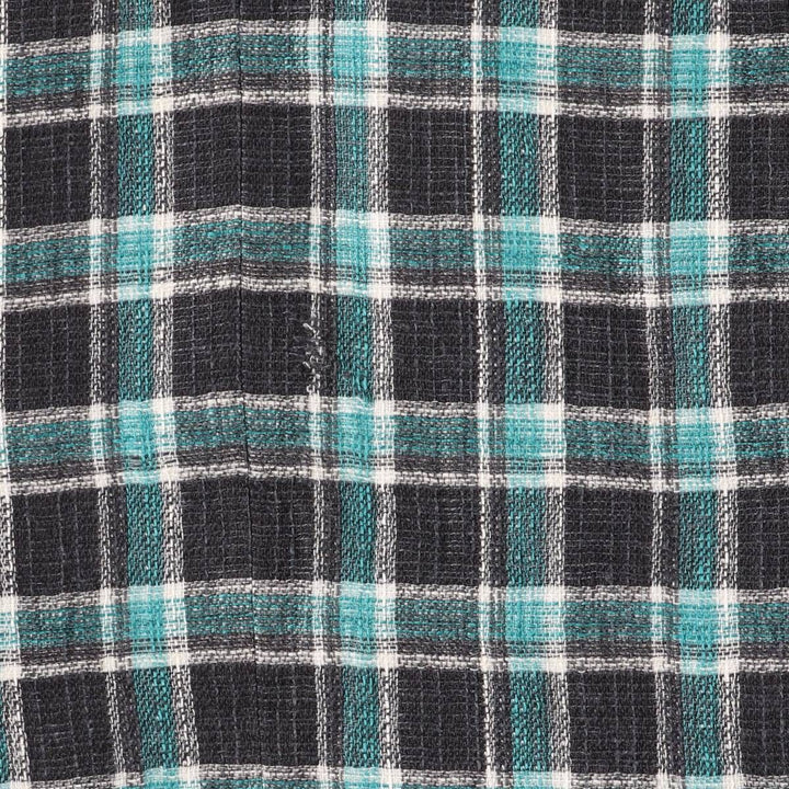 Paul Smith Check Pattern Chesterfield Coat, Made in Italy, Women's Size XS others turquoise blue Vintage Second Hand
