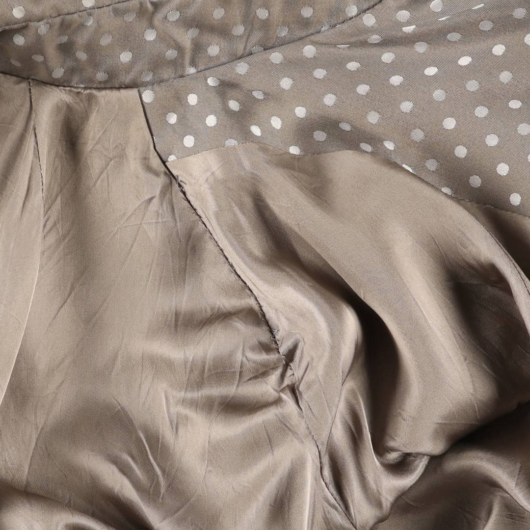 Aquascutum Dot Pattern Balmacaan Coat, Made in Canada, Women's Size Small polyester Beige type Vintage Second Hand