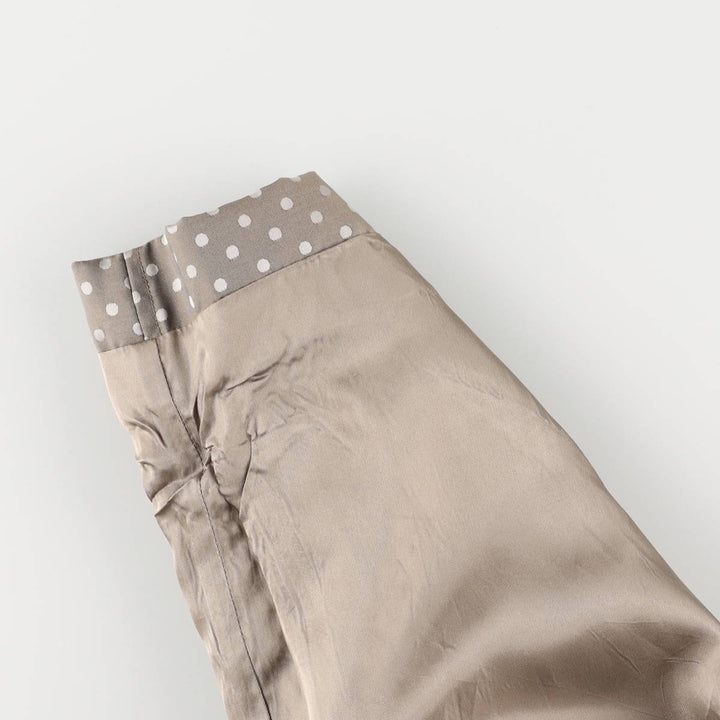 Aquascutum Dot Pattern Balmacaan Coat, Made in Canada, Women's Size Small polyester Beige type Vintage Second Hand