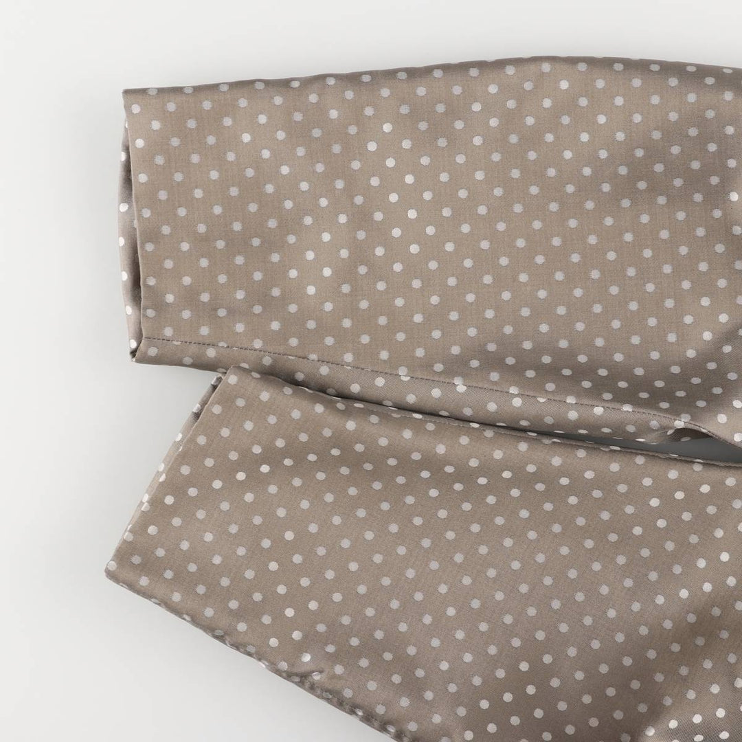 Aquascutum Dot Pattern Balmacaan Coat, Made in Canada, Women's Size Small polyester Beige type Vintage Second Hand