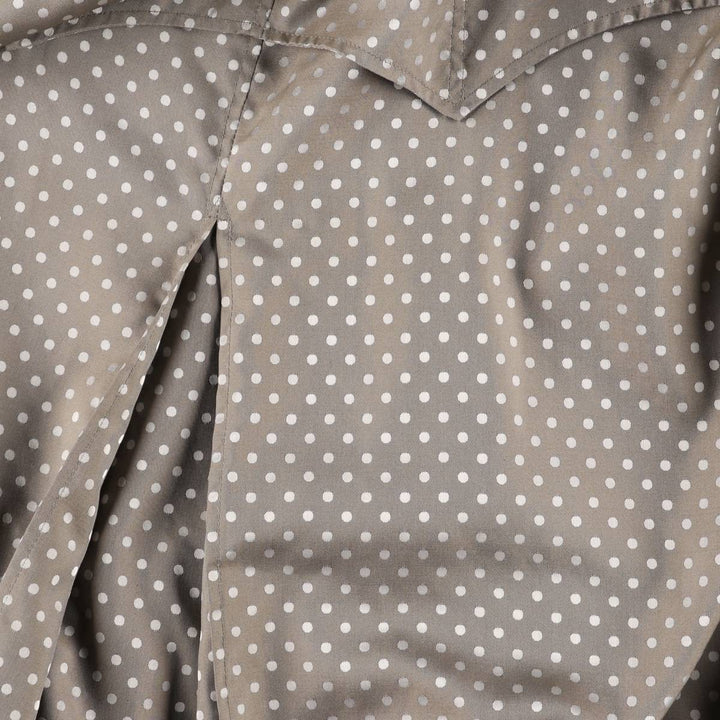 Aquascutum Dot Pattern Balmacaan Coat, Made in Canada, Women's Size Small polyester Beige type Vintage Second Hand