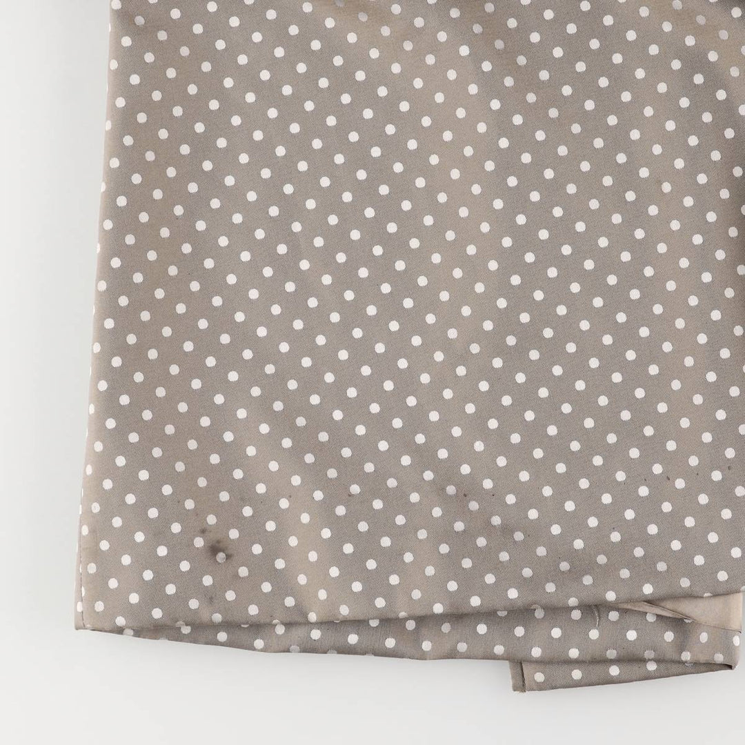 Aquascutum Dot Pattern Balmacaan Coat, Made in Canada, Women's Size Small polyester Beige type Vintage Second Hand