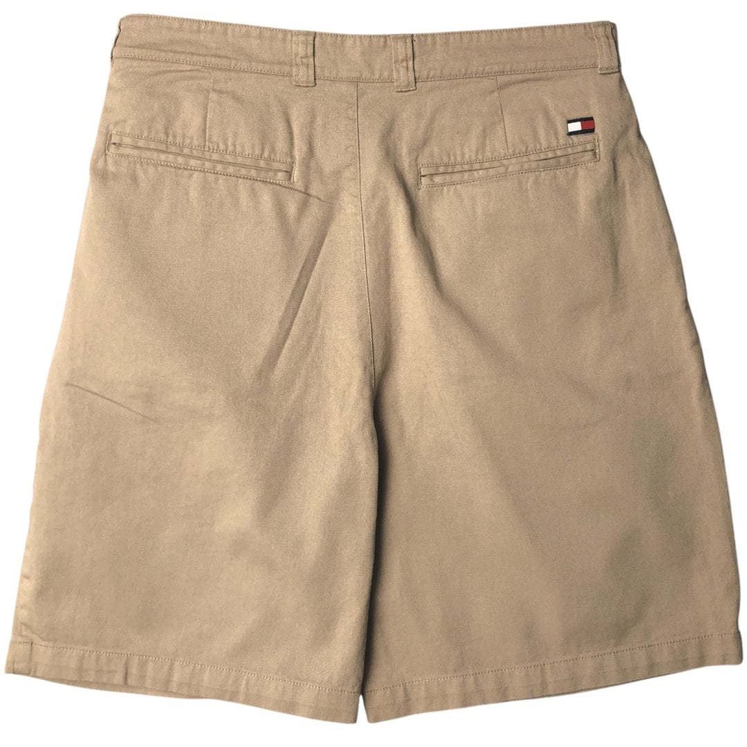 Tommy Hilfiger Two-pleat Chino Shorts, Women's Size L (W30) cotton Beige type Vintage Second Hand