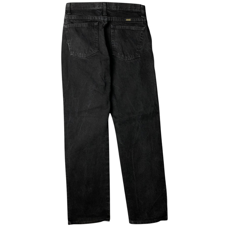 Rustler RUSTLER Straight Denim Pants, Women's Size L (W29) cotton black type Vintage Second Hand