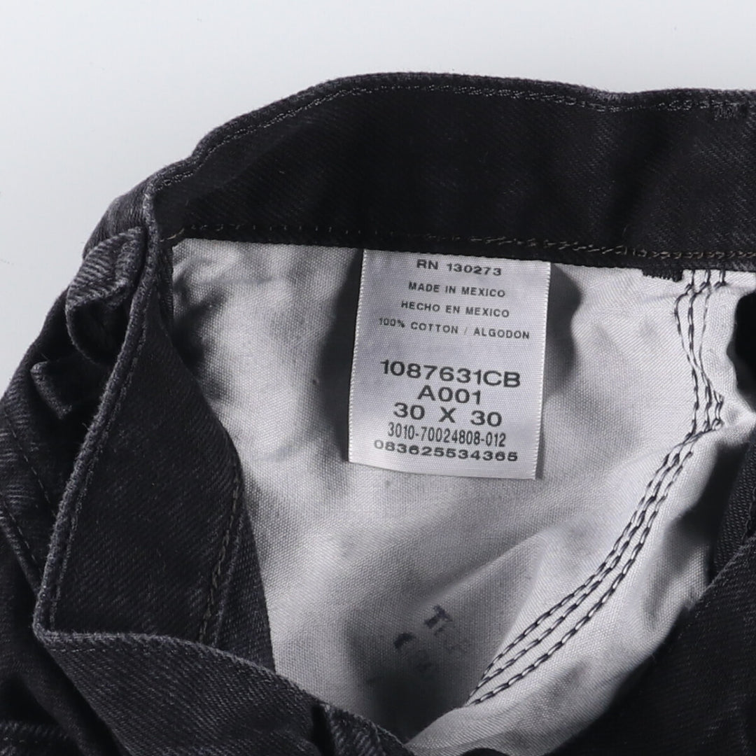 Rustler RUSTLER Straight Denim Pants, Women's Size L (W29) cotton black type Vintage Second Hand