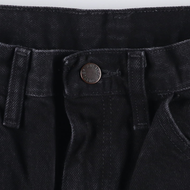 Rustler RUSTLER Straight Denim Pants, Women's Size L (W29) cotton black type Vintage Second Hand