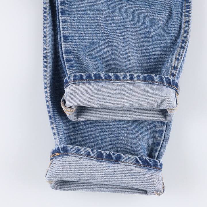 Vintage 90'S Ralph Lauren Polo Jeans Company Relaxed Tapered Denim Pants, Women's Size L (W30) cotton blue type Vintage Second Hand