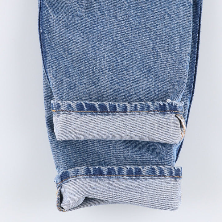 Vintage 90'S Ralph Lauren Polo Jeans Company Relaxed Tapered Denim Pants, Women's Size L (W30) cotton blue type Vintage Second Hand