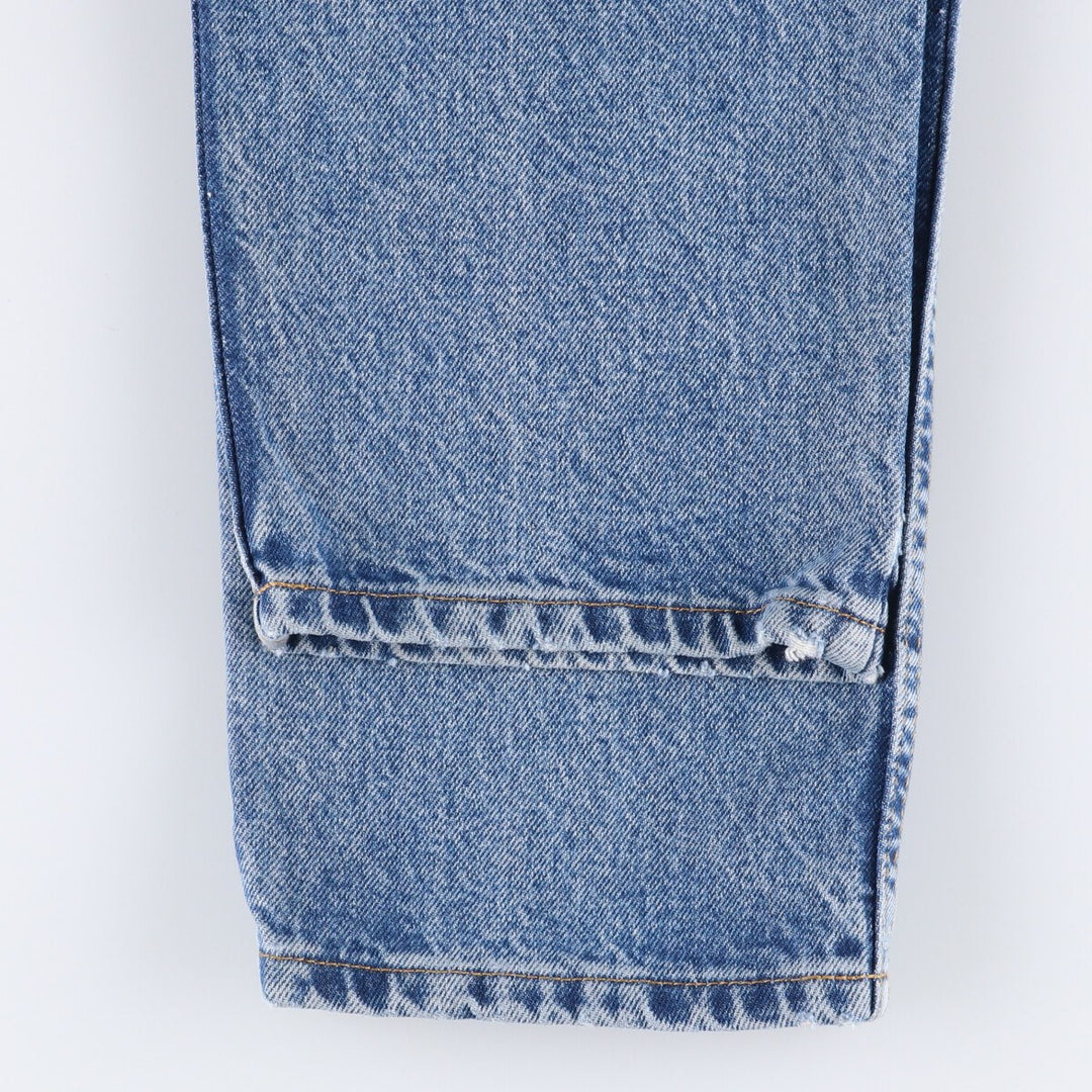 Vintage 90'S Ralph Lauren Polo Jeans Company Relaxed Tapered Denim Pants, Women's Size L (W30) cotton blue type Vintage Second Hand