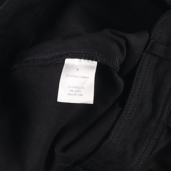 mi ami high-waisted wide-leg pants, women's size M cotton black type Vintage Second Hand