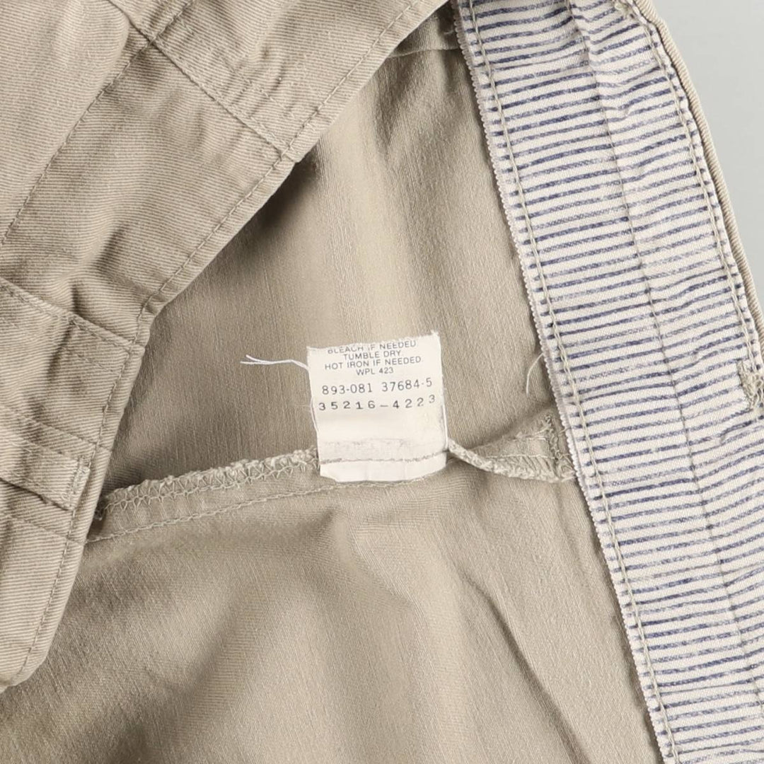 Dockers Two-Pleated Chino Shorts, Women's XL (W32) cotton Beige type Vintage Second Hand