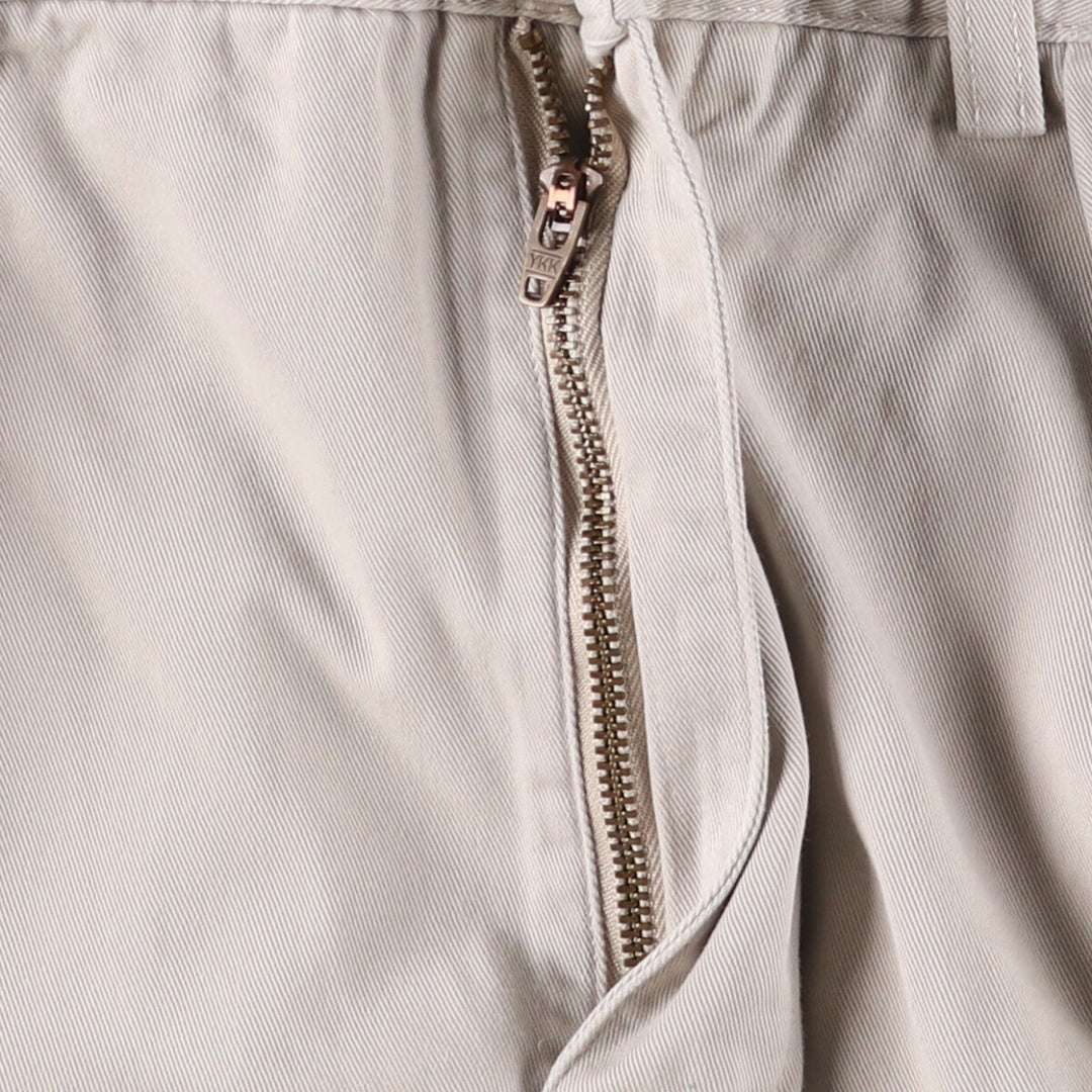 Ralph Lauren POLO by Ralph Lauren ANDREW SHORT Two-pleat Chino Shorts, Women's XL (W31) cotton Beige type Vintage Second Hand
