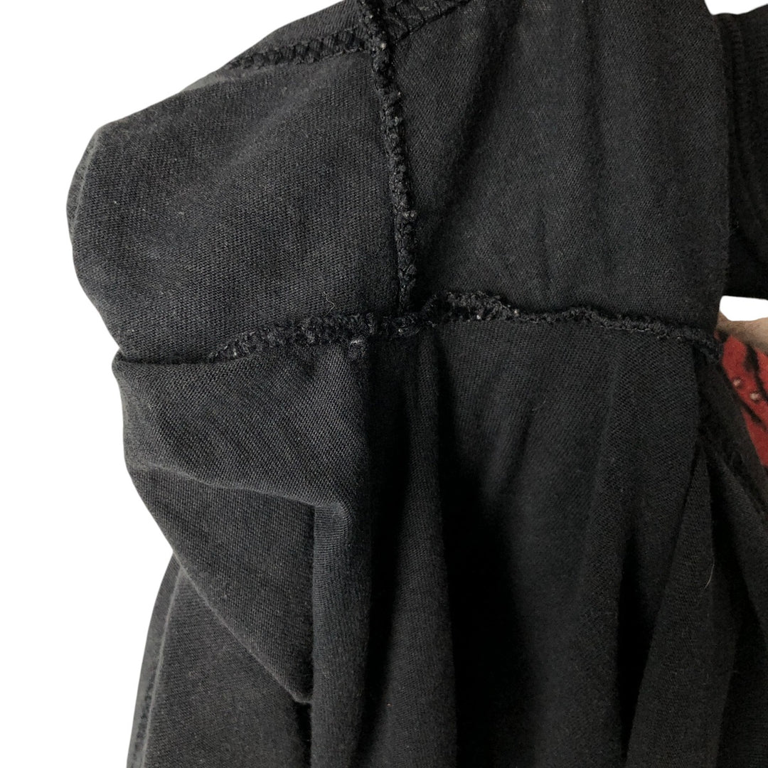 Gildan Guns N' Roses Skull Pattern Band T-Shirt, Men's Size Medium cotton black type Vintage Second Hand