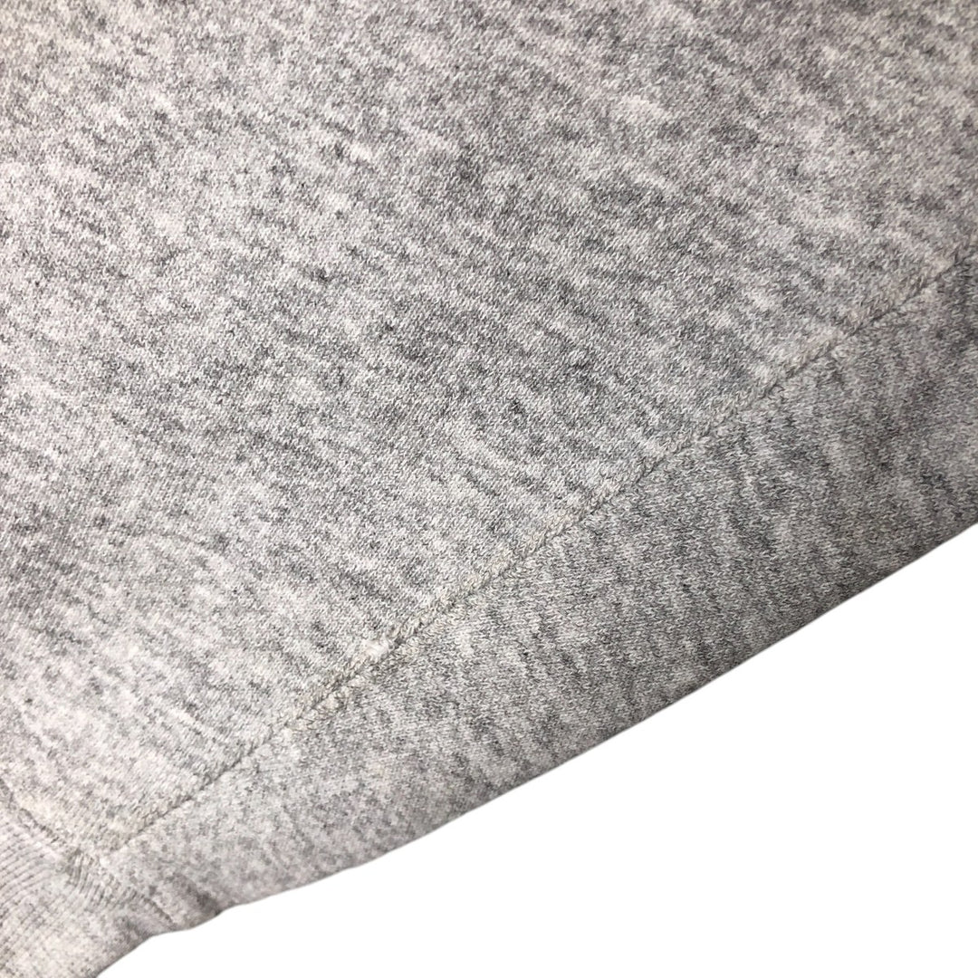 Printed college sweatshirt, men's size L cotton gray type Vintage Second Hand