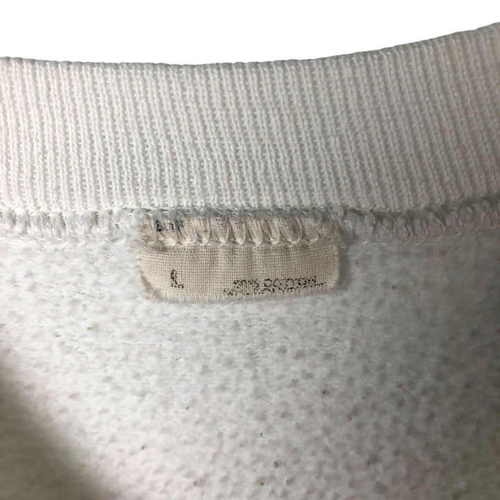 UCLA University of California, Los Angeles College Sweatshirt, Men's Size L cotton white type Vintage Second Hand