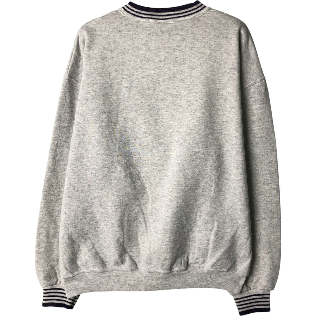 90'S ONEITA College Sweatshirt, Made in USA, Men's XXL, Vintage cotton gray type Vintage Second Hand