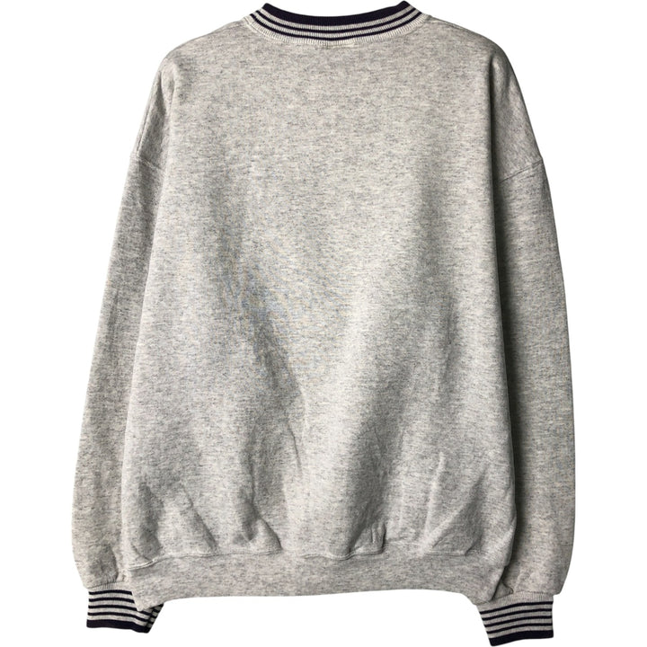 90'S ONEITA College Sweatshirt, Made in USA, Men's XXL, Vintage cotton gray type Vintage Second Hand
